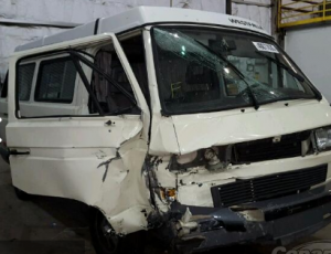 Crashed Vanagon